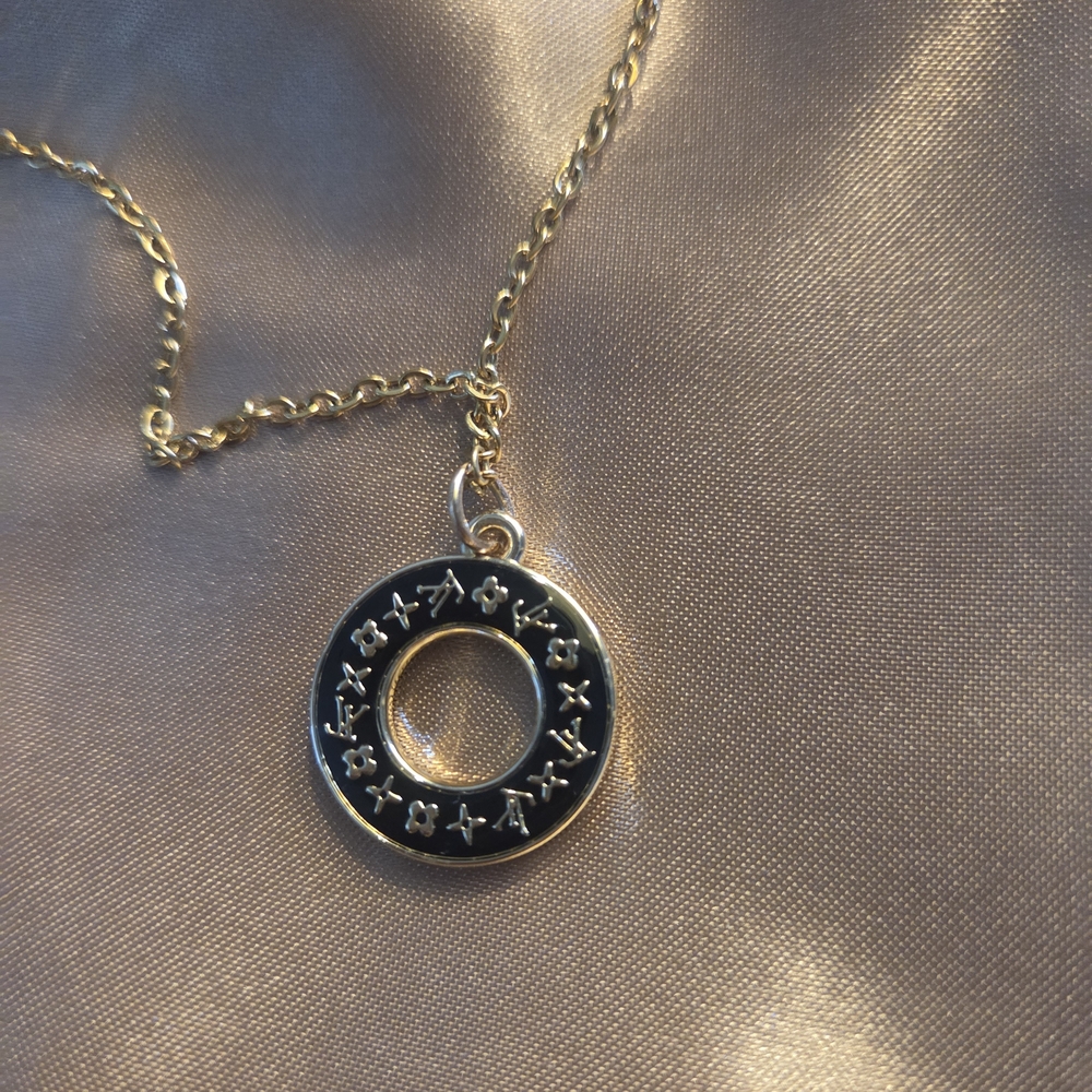 LV Zipper Pull Pendant